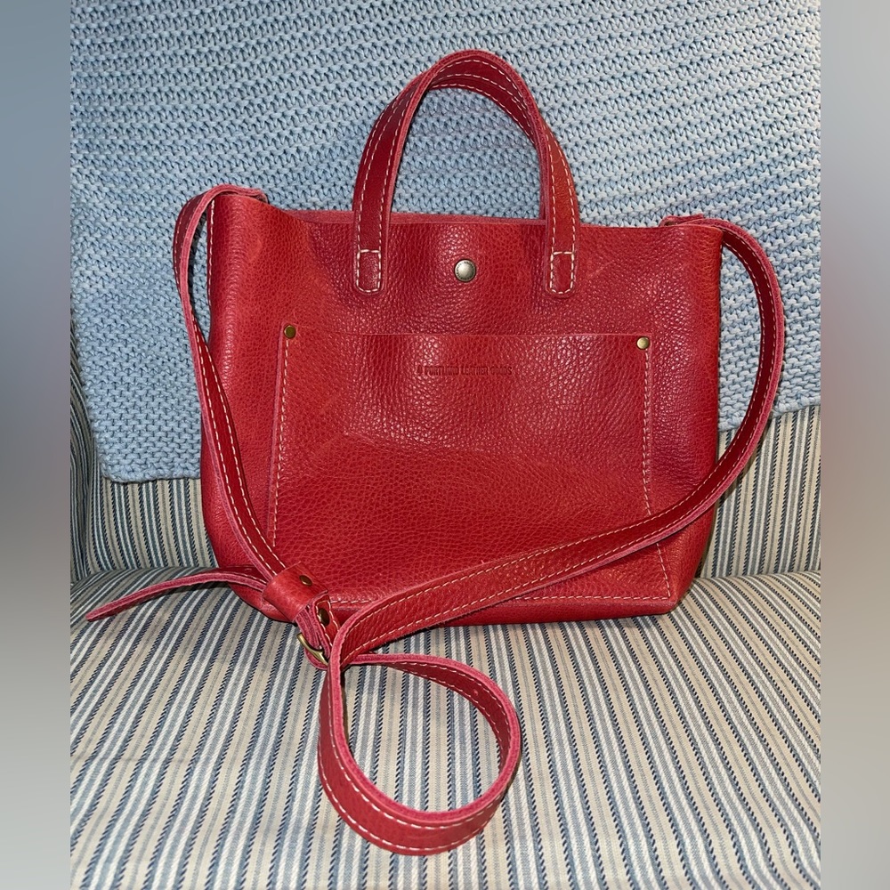 Portland Leather Goods crossbody tote